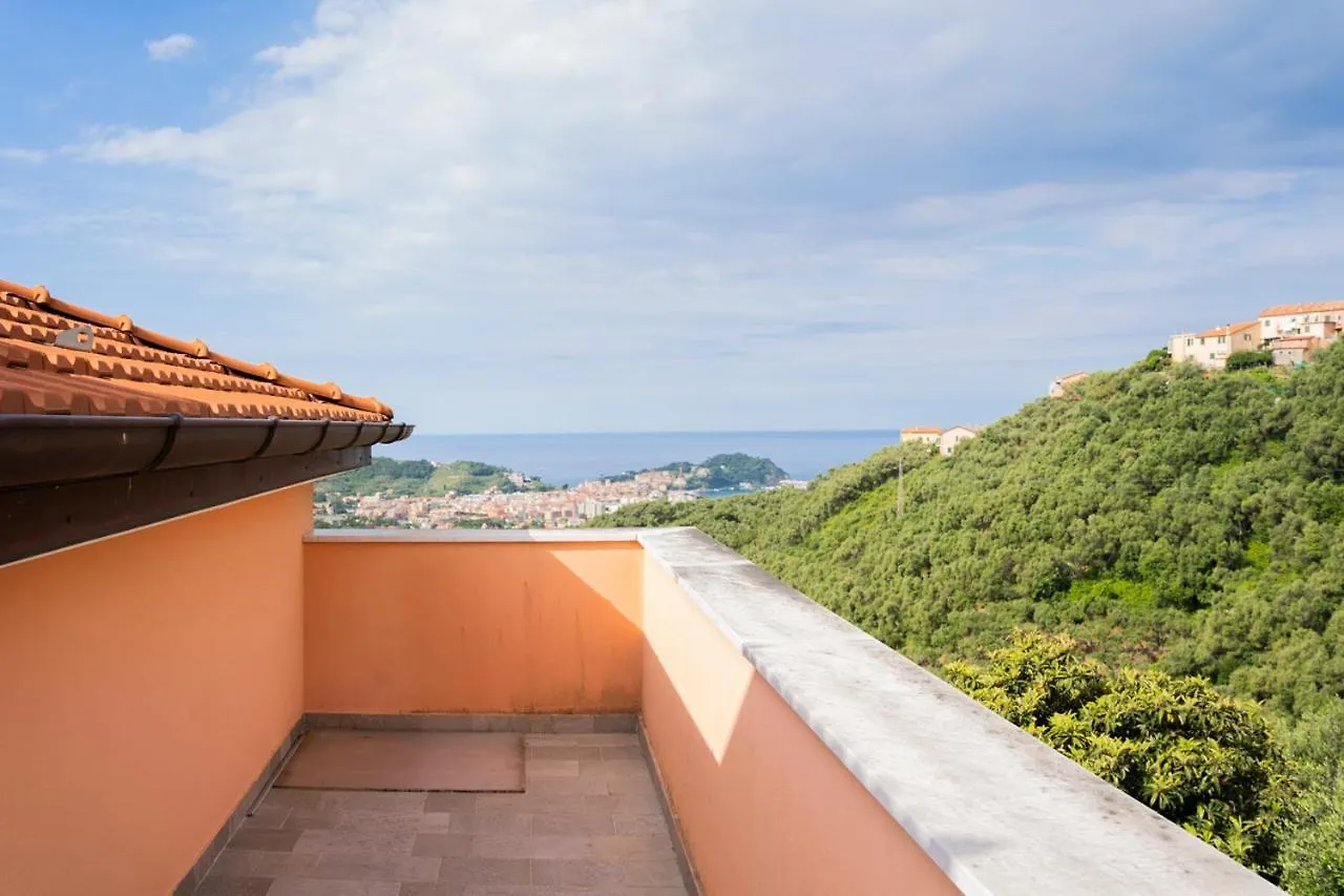 Ferienwohnung 016 - Casa Tranquilla Vista Mare, Pace E Natura - 10 Minuti Dalla Spiaggia Sestri Levante