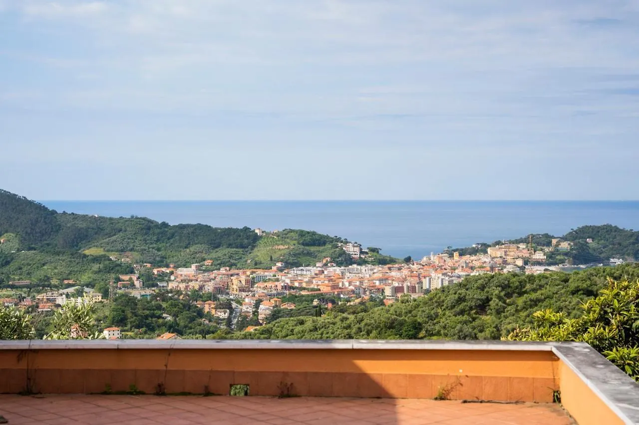 Ferienwohnung 016 - Casa Tranquilla Vista Mare, Pace E Natura - 10 Minuti Dalla Spiaggia Sestri Levante