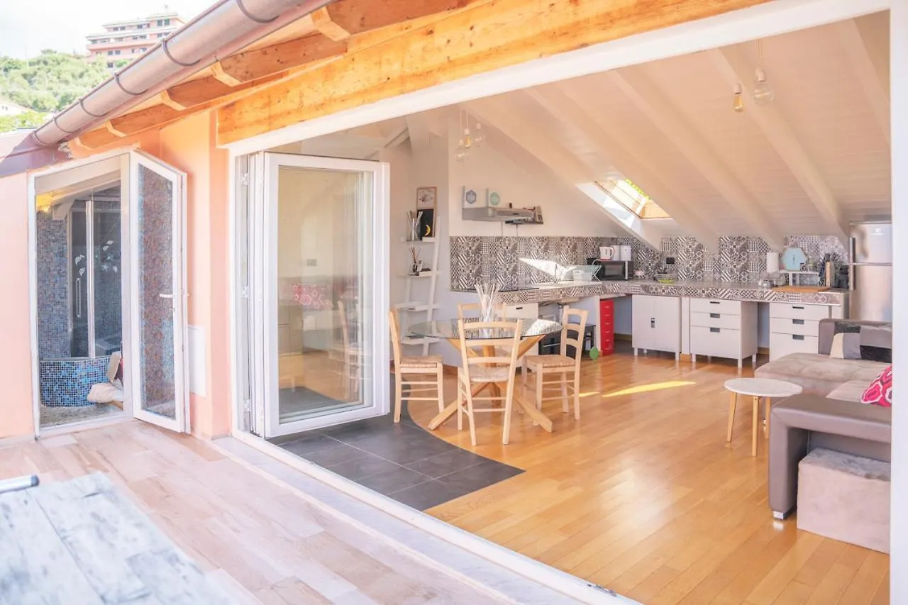 Ferienwohnung 016 - Casa Tranquilla Vista Mare, Pace E Natura - 10 Minuti Dalla Spiaggia Sestri Levante Apartment
